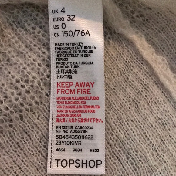 TOPSHOP CREW NECK SWEATER  NWOT - Picture 8 of 10